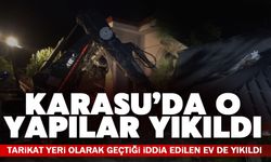 Kaçak yapılar yıkıldı!