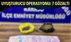 Karasu'da uyuş*turucu operasyonu: 7 gözaltı