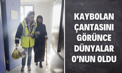 Kaybolan çantasını görünce dünyalar O’nun oldu