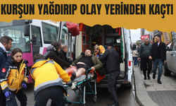 Kurşun yağdırıp olay yerinden kaçtı!