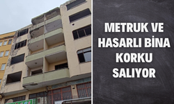 Küçük Hamam Caddesi'nde Metruk ve Hasarlı Bina Korku Salıyor