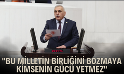 Vekil İnci: "Bu Milletin Birliğini Bozmaya Kimsenin Gücü Yetmez"