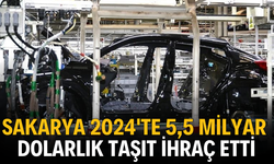 Sakarya 2024'te 5,5 milyar dolarlık taşıt ihraç etti