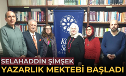 Selahaddin Şimşek Yazarlık Mektebi başladı