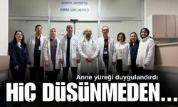 Hiç düşünmeden kızına böbreğini verdi