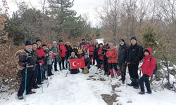 Mudanya Doğa Yürüyüş Grubu karla kaplı parkurlarda yürüdü