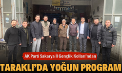 AK Parti Sakarya İl Gençlik Kolları’ndan Taraklı’da Yoğun Program