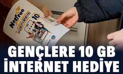 Gençlere 10 GB İnternet Hediye