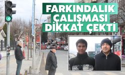 Yeşil hilal farkındalığı görenlerin dikkatini çekiyor
