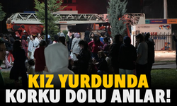 Kız yurdunda korku dolu anlar!