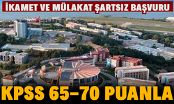 KPSS 65-70 Puanla Kamu Memuru Alımı! İkamet ve Mülakat Şartsız Başvuru