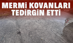 Mermi kovanları vatandaşları tedirgin etti!