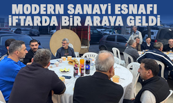 Modern Sanayi Esnafı İftarda Bir Araya Geldi