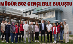 Müdür Cemil Boz, Gençlerle Buluştu