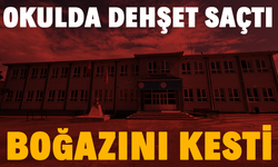 Okulda dehşet saçtı