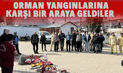 Köylüler olası orman yangınlarına karşı bilinçlendiriliyor