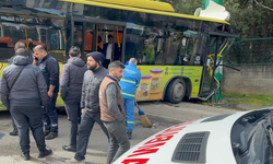 Freni patlayan belediye otobüsünde dehş*t