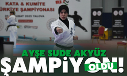 Ayşe Sude Akyüz şampiyon oldu