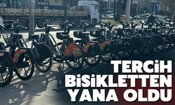 Güneşli havada tercih bisikletten yana oldu