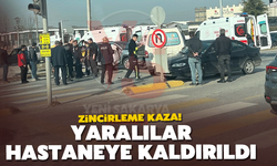 O yolda zincirleme kaza: Yaralılar var!