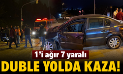 Duble yolda kaza!