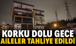 Serdivan'da bina çökme tehlikesiyle karşı karşıya kaldı