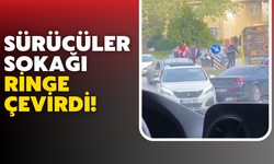 Sürücüler sokağı boks ringine çevirdi