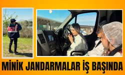 Minik jandarmalar iş başında