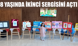 8 Yaşında İkinci Kişisel Sergisini Açtı