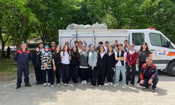 Lise öğrencilerine afet bilincine yönelik eğitim verildi