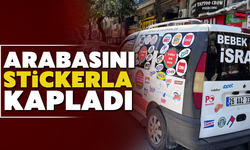 Atatürk Bulvarı’nda dikkat çeken protesto