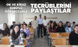 Ok ve Kiraz'dan SUBÜ’lü öğrencilere 'Gazetecilik' semineri