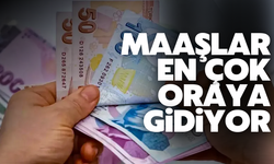 Maaşlar en çok oraya gidiyor!