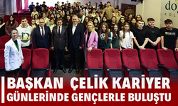 Başkan  Çelik Kariyer Günlerinde Gençlerle Buluştu