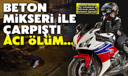 Beton mikseri ile çarpıştı: Acı ölüm...