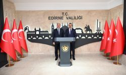 Çanakkale Valisi Toraman'dan Edirne Valisi Sezer'e ziyaret
