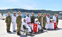 Çanakkale'de engelliler bir günlük askerlik sevinci yaşadı