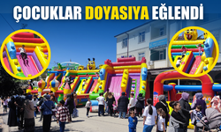 Çocuklar doyasıya eğlendi