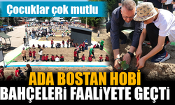 Ada Bostan Hobi Bahçeleri Faaliyete Geçti: Çocuklar İlk Fideleri Toprakla Buluşturdu