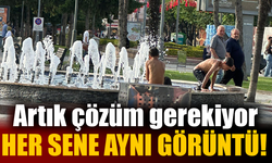 Yapay Havuzlar Çocukların Serinleme Alanına Dönüştü