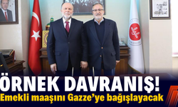 Emekli maaşını Gazze’ye bağışlayacak