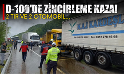 Sakarya'da 2 tır ve 2 otomobilin karıştığı zincirleme kaza!