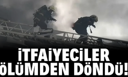 İtfaiyeciler Ölümden Döndü! Alevlerin Arasında Canlarını Zor Kurtardılar