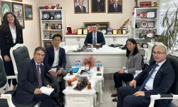 Japon heyetten komşuya ziyaret