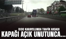 Kapağı açık unutunca tünele çarptı