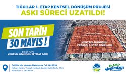 Kentsel dönüşümde askı süreci uzatıldı