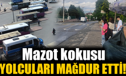 Mazot kokusu yolcuları mağdur etti! Bırakıp gitti...