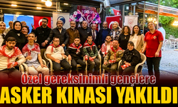 Özel Gereksinimli Gençler İçin  Asker Kınası Etkinliği Düzenlendi