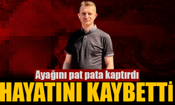 Pat pata ayağını kaptırarak hayatını kaybetti