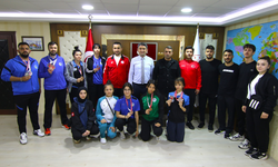 İl Müdürü Cemil Boz’dan Milli Sporculara moral ziyareti